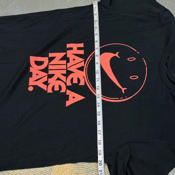 Nike Athletic Cut Shirt Have a Nike Day 911903-010 Large Infrared Black - Picture 5 of 8
